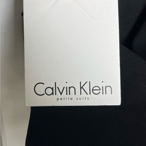 Calvin Klein NWT Black & White Suit Jacket Womens Size 12P - Picture 5 of 9